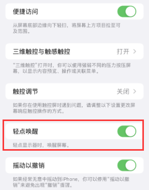 禹王台苹果授权维修站分享iPhone轻点无法唤醒怎么办 