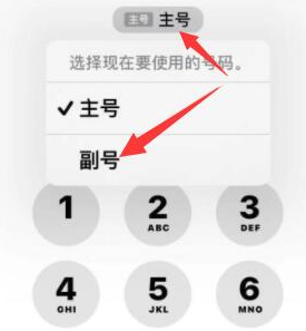 禹王台苹果14维修店分享iPhone 14 Pro Max使用副卡打电话的方法 