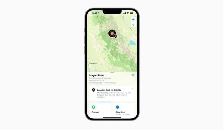 禹王台苹果14维修分享iPhone14系列中 FindMy功能通过卫星分享位置方法教程 