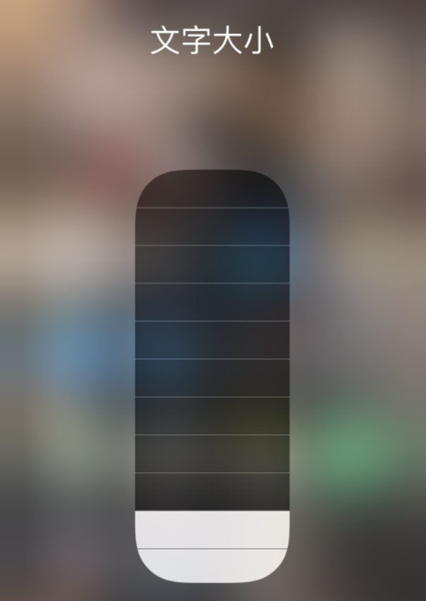 禹王台苹果手机维修分享小技巧：在 iPhone 控制中心快速调节字体大小 