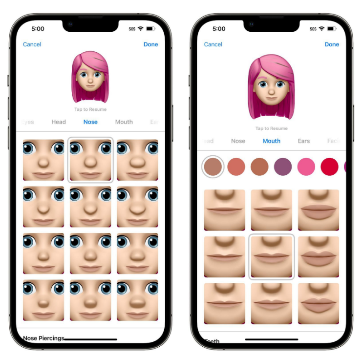 禹王台苹果手机维修分享​iOS 16中的拟我表情有了哪些变化和升级 