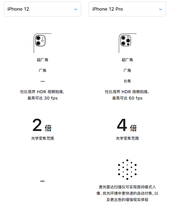 禹王台苹果手机维修分享苹果 iPhone 12 与 iPhone 12 Pro 选哪款 